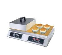 Macchina For Soufflé Elettrica Commerciale Da 2600 W, For Biscotti Dorayaki A Doppia Testa In Rame Puro, Apparecchio Digitale For La Cottura Di Snack Distribuzione Uniforme Del Calore