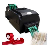 Macchina for tagliare il nastro con stampante digitale a nastro 150mm/s,Macchina for stampante a nastro,Stampante for nastro in raso for confezioni regalo personalizzate, Supporta oltre 50 lingue(Four