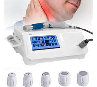 Macchina for terapia ad onde d'urto ED, macchina for onde d'urto for massaggiatore muscolare del corpo, con 5 testine massaggianti, massaggiatore for alleviare il dolore muscolare for il trattamento d