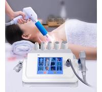 Macchina for terapia ad onde d'urto pneumatiche, con 5 testine, intensità regolabile da 0,5 a 8,0 bar e frequenza da 1 a 20 Hz, 500-3000 colpi/colpo, non invasiva, for il sollievo dal dolore