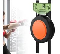Macchina For Test Di Forza For Boxe A LED, Macchina For Boxe Montata A Parete, Altezza Regolabile, Attrezzatura For Allenamento Di Boxe, Sacco Da Boxe Con Cuscinetto Da Parete(Circular-Orange)