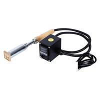 Macchina for timbratura portatile con display digitale da 300 W e saldatore manico in legno for pelle, carta, imballaggi, Strumenti di marcatura del prodotto(Control)