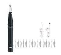 Macchina For Trucco Permanente Wireless Penna Professionale For Sopracciglia For Tatuaggio Labbra For Microblading Fai-da-te Con Ago For Cartuccia Azionamento Di Precisione(AZ-YB-Balck)