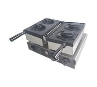 Macchina for waffle a testa d'orso Bocca aperta Tipo di orso Taiyaki Waffle Maker Bear Taiyaki Ice Cream 1800W Strumento fai da te