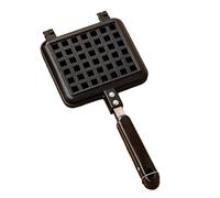 Macchina for waffle in acciaio con superficie antiaderente for cuocere pancake, uova e torte a bolle, for la colazione, in cucina, fornello a gas(One-sided)