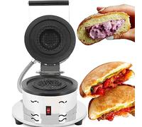 Macchina for waffle ripieni commerciale pressa for panini e gelato macchina elettrica for sandwich scalda hamburger tascabile(220V)