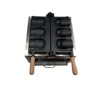 Macchina For Waffle Taiyaki A Forma Di Testa Gatto, 3 Pezzi, For A Bocca Aperta, For Torte, Attrezzatura For Snack Riscaldamento Rapido E Uniforme
