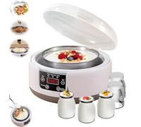Macchina for yogurt 36 ore, controllo della temperatura e timer, display LCD, macchina for yogurt probiotica, for formaggi fatti in casa, vino alla frutta
