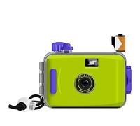 Macchina fotografica a pellicola riutilizzabile Macchina fotografica a pellicola impermeabile ricaricabile da 35 mm, con immagini una sola volta, stile retrò impermeabile da 5 m(K,With film)