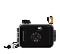 Macchina fotografica a pellicola riutilizzabile Macchina fotografica a pellicola impermeabile ricaricabile da 35 mm, con immagini una sola volta, stile retrò impermeabile da 5 m(N,With film)