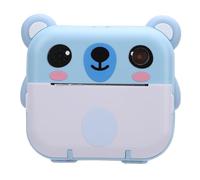 Macchina fotografica a stampa istantanea per bambini, Macchina fotografica digitale con schermo TFT da 2 pollici e stampa istantanea 1080P con musica e giochi e carta fotografica