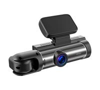 Macchina Fotografica Auto E Posteriore | Registratore Doppia Visione Wireless Metallico - Videocamera per Veicolo | per Interni Guida Camion Strada Viaggi Circolazione