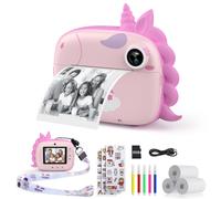 MACCHINA FOTOGRAFICA BAMBINI ISTANTANEA, 20MP/1080P HD FOTOCAMERA ISTANTANEA
