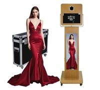 Macchina fotografica con specchio touch screen e schermo LCD diviso Photo Booth Stazione Selfie Shell Stand Photobooth macchina per eventi (Photo Booth Machine)