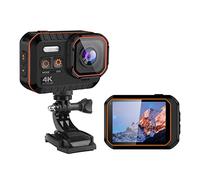 Macchina fotografica d'azione Action Camera 4K 60FPS Wifi Telecomando 30m Impermeabile 170° Grandangolo Action Camera Dash Cam Go Sport Camera Pro ( Color : Action Camera C , Size : With 32G Card )