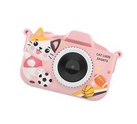 Macchina fotografica digitale dei bambini con le doppie macchine fotografiche incorporate nel lettore MP3 e giochi educativi per i bambini Interactive Toy Camera ABS Design Safe ABS Silicone bambini