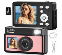Macchina Fotografica Digitale Fotocamera Digitale Compatta 4K 64MP Scheda da 32