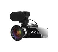 Macchina fotografica digitale, Full 4K UHD Digital Camera Stream Camera 4K Vlog Camcorder Videoregistratore digitale 18X 48MP Webcam Time Lapse(No SD Card,With Lens MIC)