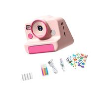Macchina fotografica digitale giocattolo per bambini con stampante fotografica istantanea e schermi di protezione degli occhi di carta regalo di design antico istantaneamente giocattolo della macchina