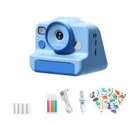 Macchina fotografica digitale giocattolo per bambini con stampante fotografica istantanea e schermi di protezione degli occhi di carta regalo di design antico istantaneamente giocattolo della macchina