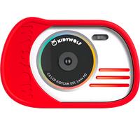 MACCHINA FOTOGRAFICA DIGITALE PER BAMBINI 10POS KIDYCAM, Zoom -, Risoluzione 1920 x 1080, stabilizzatore 40, Impermeabile Zoom ottico Zoom ottico, 1080 pixels, Rosso, Bianco