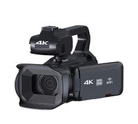 Macchina fotografica digitale, Videocamera 4K professionale Videocamera da 64 MP 4quot;Touch Screen Full UHD Vlog Streaming Camera Digital Recorder Webcam(64G SD Card,No Microphone)