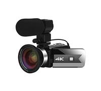 Macchina fotografica digitale, Videocamera da 56 MP Videocamera Vlog 4K for streaming live Webcam Visione notturna Zoom 16X Fotografia Registratore digitale(64G SD Card,With Lens MIC)