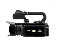 Macchina fotografica digitale, Videocamera for streaming live da 64 MP Videocamera digitale 4K Webcam 18X Ruota Touch Screen Registratore video Vlog Zoom 18X(64GB SD Card,Standard)