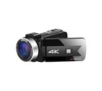 Macchina fotografica digitale, Videocamere digitali for visione notturna for lo streaming live Webcam Fotografia Remote 4K Vlog Camcorder Registratore a infrarossi(32G SD Card,Noir)