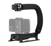 Macchina fotografica Handle Grip, Stabilizing Handheld Photography Equipment, C-Shaped Stabilizer with Cold-Shoe Mount, Ideal for Cameras and Camcorders, Ensuring Steady Shots