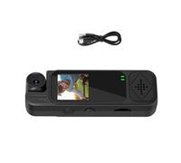 macchina fotografica portabile girabile di azione di 1080P 180°, registratore portabile della macchina fotografica di Vlog della videocamera