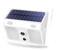 Macchina fotografica solare senza fili della luce di inondazione con il sensore di moto infrarosso, doppio riflettore, Ip65 impermeabile e Wifi abilitato