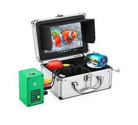 Macchina fotografica subacquea, Portatile Subacquea 30 LED Kit Telecamera di Pesca Supporto DVR 7 Pollici Monitor Video Rivelatore Pesce 1000TVL for Ghiaccio/Pesca in Mare(20M Cable - No DVR)