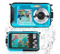Macchina Fotografica Subcquea, Comius Sharp Fotocamera Subacquea Digitale 10FT 30MP Photo FHD Video 16X Digital Zoom con Scheda di Memoria da 32G per Selfie Subacquei, Nuoto, Immersione