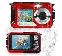 Macchina Fotografica Subcquea, Comius Sharp Fotocamera Subacquea Digitale 10FT 30MP Photo FHD Video 16X Digital Zoom con Scheda di Memoria da 32G per Selfie Subacquei, Immersione, Nuoto