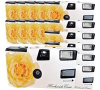 Macchina fotografica usa e getta, per matrimoni, "Pura passione", 15 pezzi, con flash, 27 scatti, 400 ASA