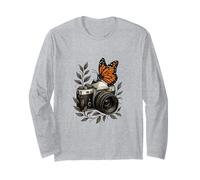 Macchina fotografica vintage Monarca Farfalla Natura Maglia a Manica