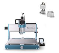 Macchina fresatrice CNC Genmitsu 3030-PROVer Ultr Strumento robot da disegno, incisore CNC interamente in metallo con potente mandrino da 710 W, doppie guide lineari e viti a ricircolo di sfere