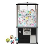 Macchina Gashapon Commerciale, Distributore Automatico di Giocattoli e Caramelle a Mo-neta, Rotazione 360°, Senza Elettricità, Ideale per Centri Commerciali e Parchi Giochi(Black)