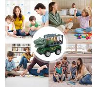 Macchina Giocattolo Dei Dinosauri, Giocattoli Camion Educativi 4 Pezzi, Gioco Di Sviluppo Per Costruzione Ingegneria Edifici Abbinamento Raccolta Corsa Natale