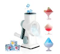 Macchina Granita, panemy Tritaghiaccio, Lame Doppia Fila Angolo 45°, Efficiente Tritaghiaccio, Risparmio Fatica, Macchina Ghiaccio Casa Adatta per Campeggio, Cocktail, Caffè Freddo, Gelato