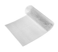 Macchina Griglia Rete, 40"x13" 12x6mm Rombo Foro per SUV Argento Tono