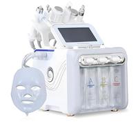 Macchina Hydrodermabrasion 7 in 1 Professionale, Macchina per Viso ad Idrogeno e Ossigeno per Pulizia Profonda Peeling e Dermoabrasione a Piccole Bolle per Cura della Pelle a Casa e Salone