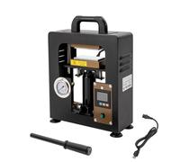 Macchina idraulica della pressa di calore, con 10 tonnellate di piastre di riscaldamento doppie 6x12cm, con lo schermo di visualizzazione digitale LCD e l'indicatore di pressione preciso(220v)