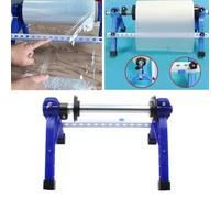 Macchina imballatrice con distributore di pellicola estensibile da tavolo