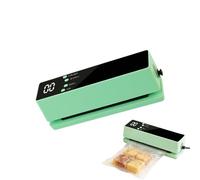Macchina imballatrice sottovuoto - ABS 17,5 x 4,3 x 5,5 cm verde | Gadget portatile per sigillare alimenti da cucina | Sigillanti sottovuoto per viaggi a casa, verdura, frutta, carne, formaggio