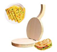 Macchina in Legno Pelle Dumpling | Formatura di Sfoglie per Ravioli,Pressa manuale per torte | Per Genitori Principianti Casa Appartamento Preparazione Pasti Riunioni Compleanno Festività