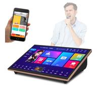 Macchina intelligente per karaoke con funzione amplificatore, WiFi e app, supporta oltre 20 lingue per riunioni domestiche, canto, film e giochi, archiviazione fino a 8 TB