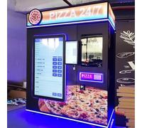 Macchina intelligente per pizza touchscreen, sistema automatizzato di preparazione della pizza, per aeroporti, hotel e campus aziendali