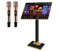 Macchina Karaoke con microfono wireless, touch screen, 1,1 milioni di canzoni cloud, amplificatore di potenza, controllo app per l'intrattenimento domestico